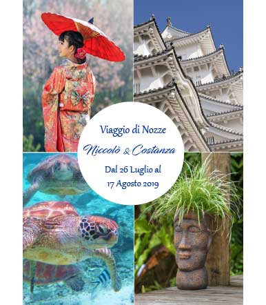 Visualizza il programma del viaggio di nozze Visualizza il programma del viaggio di nozze
