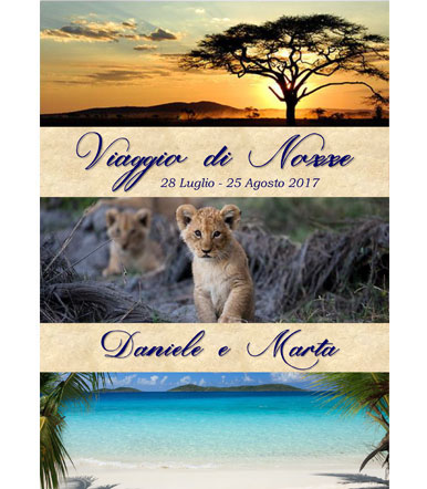 Visualizza il programma del viaggio di nozze Visualizza il programma del viaggio di nozze