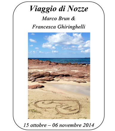 Visualizza il programma del viaggio di nozze Visualizza il programma del viaggio di nozze