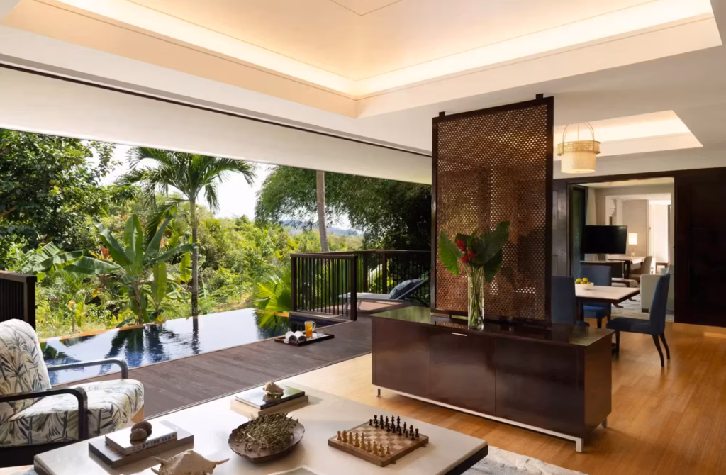 Ampie residenze con piscina privata, pensate per garantire spazio, privacy e una vista privilegiata sulla natura di Praslin.