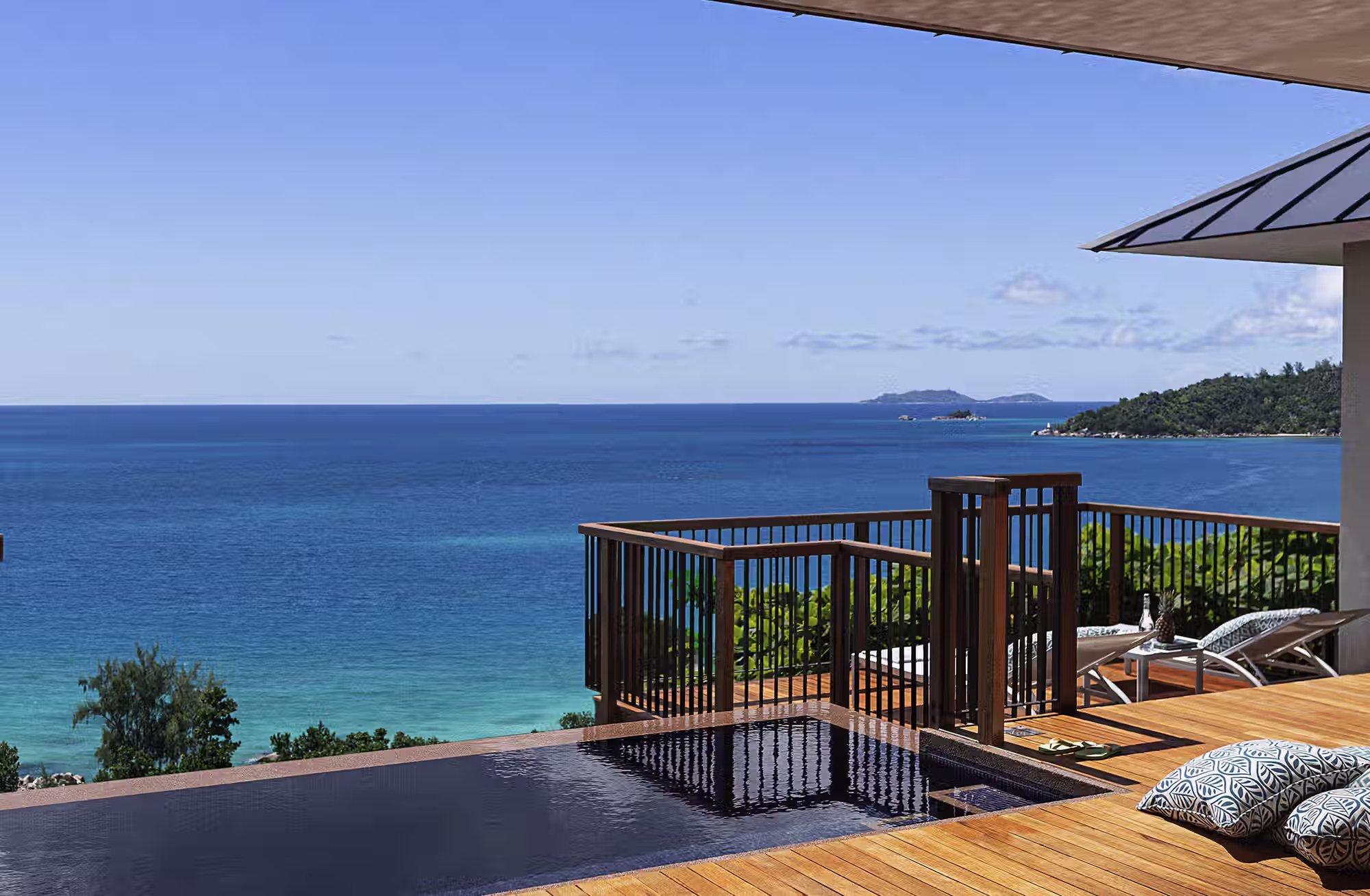 Ampie residenze con piscina privata, pensate per garantire spazio, privacy e una vista privilegiata sulla natura di Praslin. — immagine 5