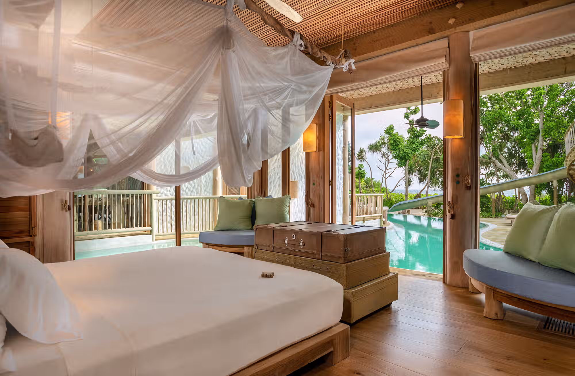 Spazi ampi, privacy assoluta e architetture immerse nella vegetazione, tra giardini, piscine private e autentico spirito Robinson Crusoe. — immagine 3